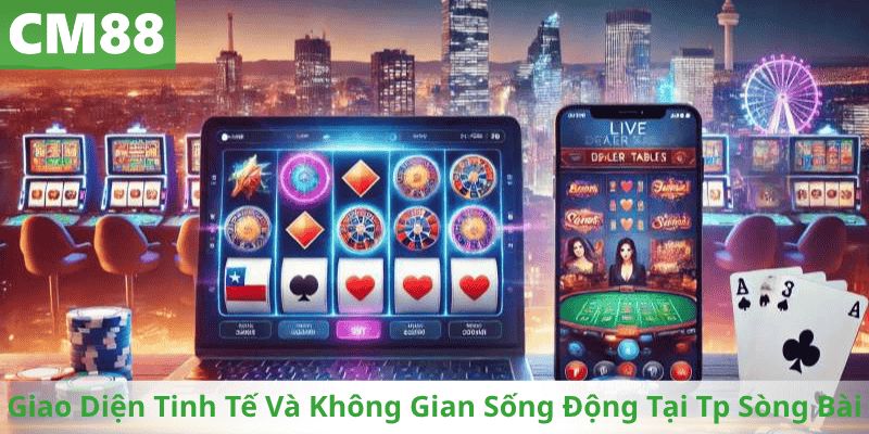 Giao Diện Tinh Tế Và Không Gian Sống Động Tại Tp Sòng Bài